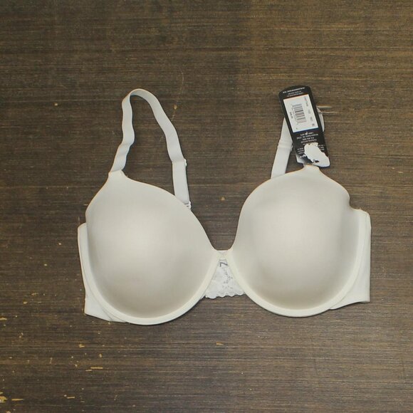 Maidenform Womens One Fab Fit Underwire T-Shirt Bra DM7549 White 36D - Picture 1 of 12